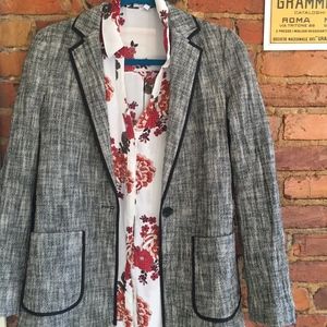 Anthropologie Cartonnier tweed blazer